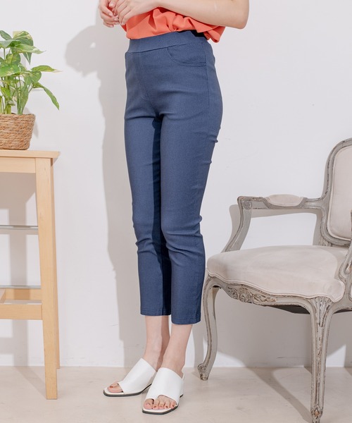 Jayro（ジャイロ）の「ストレッチパンツ（その他パンツ・レディース・ベージュ/ブラック/ブルー系その他2/ブルー系その他5/ワイン/カーキ/グレー・FREE）」の10枚目の写真
