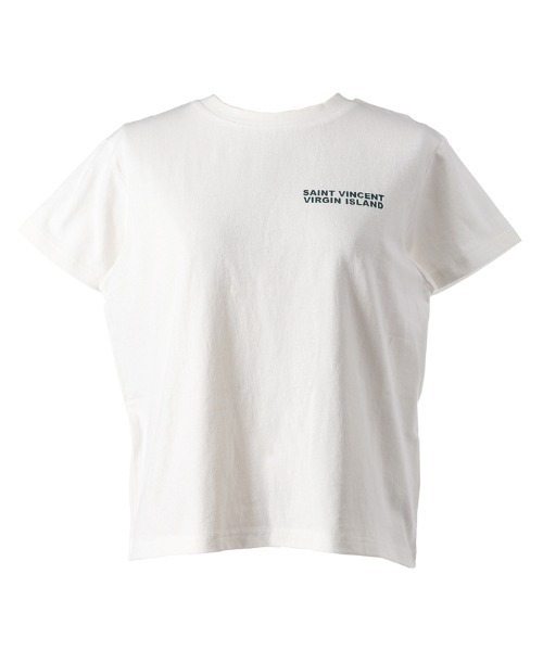 coca（coca）（コカ）の「【WEB限定セール】ワンポイントロゴ レギュラーウェイトTシャツ（Tシャツ/カットソー・レディース・アイボリー/ライトグレー・M/L/S）」の16枚目の写真