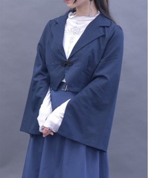 チャイナボタンショートジャケット