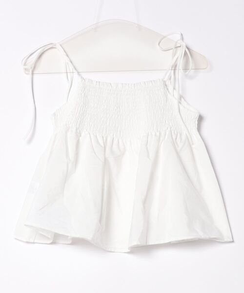 esutoreja(エストレジャ)の「リボンギャザーキャミソール(キャミソール・レディース・ホワイト・FREE)」の8枚目の写真