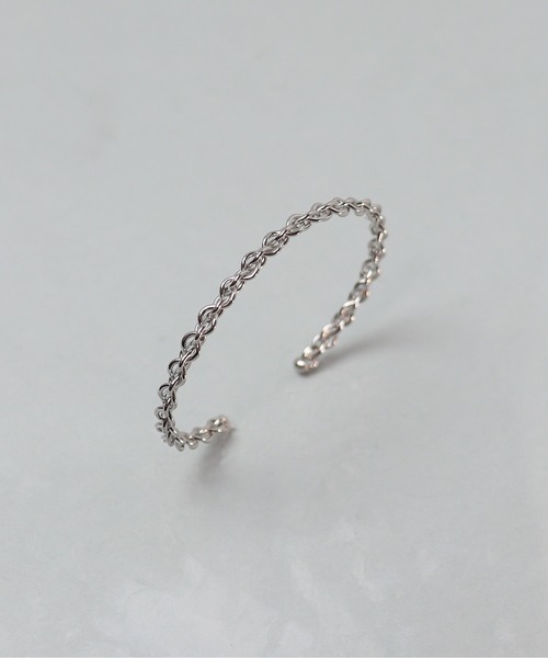 ieLS（イエルズ）の「金属アレルギー対応「ieLS」ステンレス　スパイラルバングル（バングル/リストバンド・レディース・シルバー・ONE SIZE）」の2枚目の写真