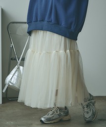 BLANK　 | ▲Tiered tulle skirt / ティアードチュールスカート(スカート)