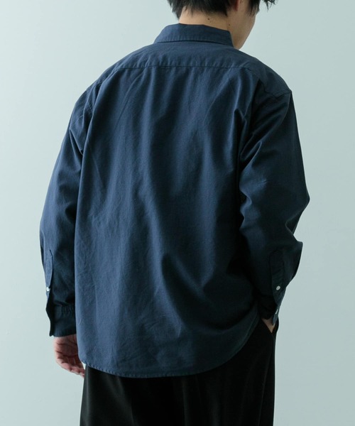 ITEMS URBANRESEARCH(アイテムズ アーバンリサーチ)の「ワンポイント刺繍OXレギュラーカラーシャツ(シャツ/ブラウス・メンズ・ホワイト/ライトグレー/ネイビー・MEDIUM/LARGE)」の10枚目の写真