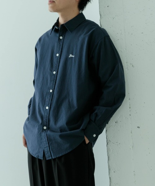 ITEMS URBANRESEARCH(アイテムズ アーバンリサーチ)の「ワンポイント刺繍OXレギュラーカラーシャツ(シャツ/ブラウス・メンズ・ホワイト/ライトグレー/ネイビー・MEDIUM/LARGE)」の11枚目の写真