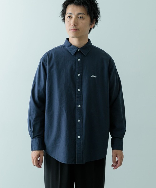 ITEMS URBANRESEARCH(アイテムズ アーバンリサーチ)の「ワンポイント刺繍OXレギュラーカラーシャツ(シャツ/ブラウス・メンズ・ホワイト/ライトグレー/ネイビー・MEDIUM/LARGE)」の17枚目の写真