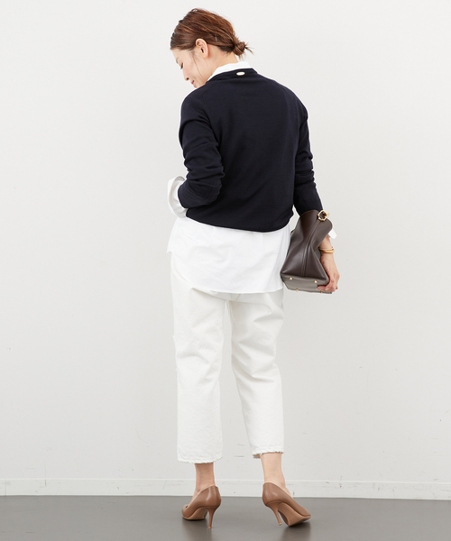 Deuxieme Classe *WISH クルーネック プルオーバー ニット WISH クルーネック プルオーバー（ニット／セーター）｜Deuxieme