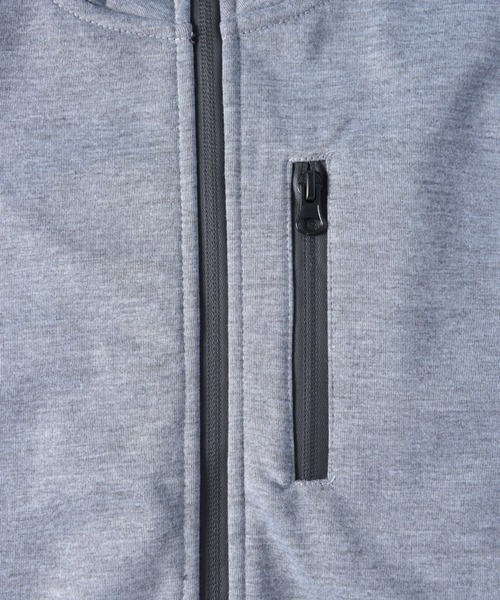 NYLAUS（ナイラス）の「防風 裏フリース スタンドカラー ジップブルゾン（ブルゾン・メンズ・ブラック/ネイビー/その他/杢グレー・L/M/LL）」の6枚目の写真