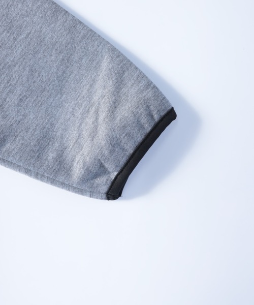 NYLAUS（ナイラス）の「防風 裏フリース スタンドカラー ジップブルゾン（ブルゾン・メンズ・ブラック/ネイビー/その他/杢グレー・L/M/LL）」の7枚目の写真