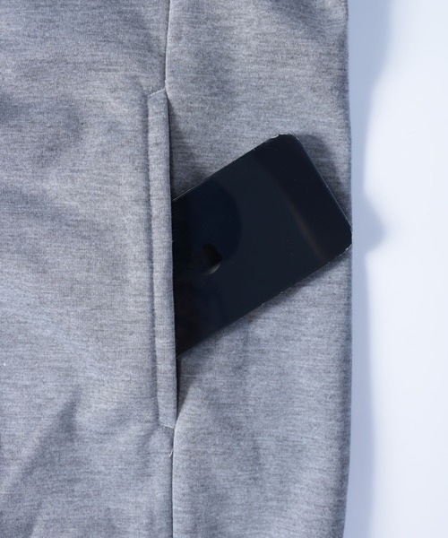 NYLAUS（ナイラス）の「防風 裏フリース スタンドカラー ジップブルゾン（ブルゾン・メンズ・ブラック/ネイビー/その他/杢グレー・L/M/LL）」の9枚目の写真