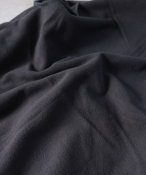 NYLAUS（ナイラス）の「防風 裏フリース スタンドカラー ジップブルゾン（ブルゾン・メンズ・ブラック/ネイビー/その他/杢グレー・L/M/LL）」の12枚目の写真