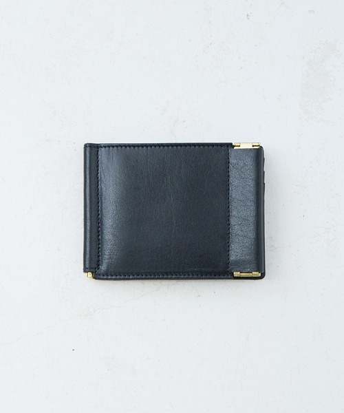 A_W(アウ)の「マネークリップ 札入れ 小銭入れ付き 本革 レザー 薄型 コンパクト ミニ アウ A_W offcial shop(札入れ/マネークリップ・メンズ・ブラック/ブラウン/グリーン・FREE)」の2枚目の写真
