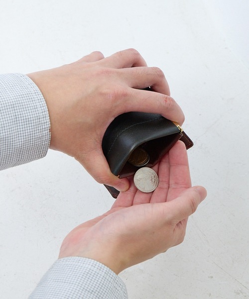 A_W(アウ)の「マネークリップ 札入れ 小銭入れ付き 本革 レザー 薄型 コンパクト ミニ アウ A_W offcial shop(札入れ/マネークリップ・メンズ・ブラック/ブラウン/グリーン・FREE)」の15枚目の写真