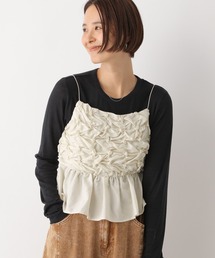 LEPSIM | シャーリングキャミブラウス　146887(シャツ/ブラウス)