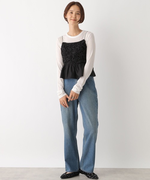 セール】シャーリングキャミブラウス 146887（シャツ/ブラウス