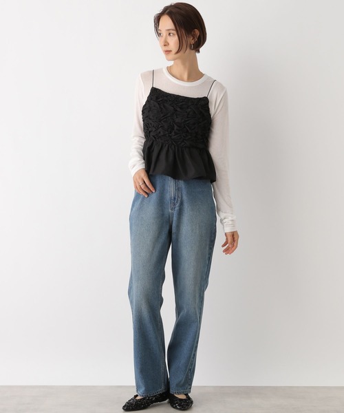 セール】シャーリングキャミブラウス 146887（シャツ/ブラウス