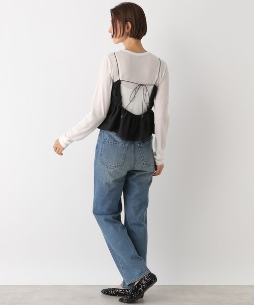 セール】シャーリングキャミブラウス 146887（シャツ/ブラウス