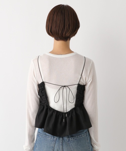 セール】シャーリングキャミブラウス 146887（シャツ/ブラウス