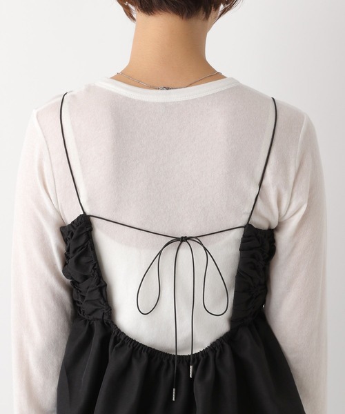 セール】シャーリングキャミブラウス 146887（シャツ/ブラウス