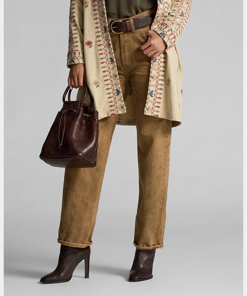 RRL(ダブル アール エル)の「ハイ ボーイ フィット タン ジーンズ(デニムパンツ・レディース・ブラウン系6・29/28/27/26/25/24)」の7枚目の写真