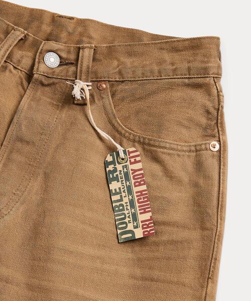 RRL(ダブル アール エル)の「ハイ ボーイ フィット タン ジーンズ(デニムパンツ・レディース・ブラウン系6・29/28/27/26/25/24)」の4枚目の写真