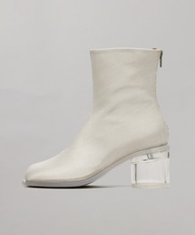 MM6 エムエムシックス ブーツ シルバー系 2122623F0162 美品】 MM6 Maison Margiela / エムエムシックスメゾン