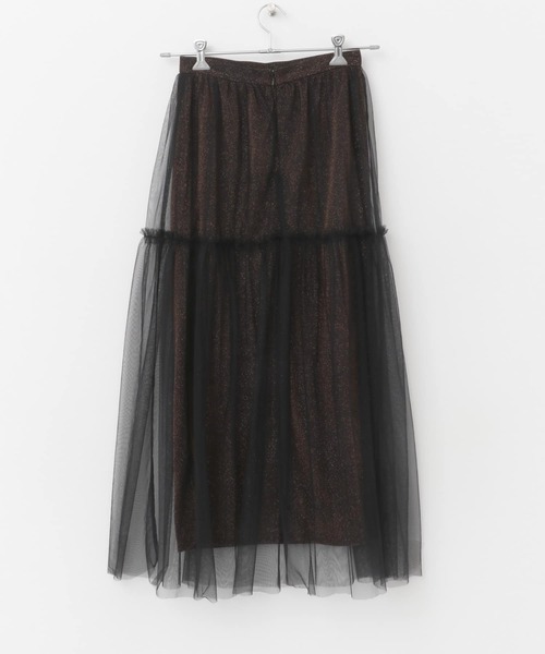 F by ROSSO(エフバイロッソ)の「F by ROSSO ラメチュールティアードスカート(スカート・レディース・ブロンズ/シルバー・FREE)」の22枚目の写真