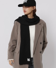 ALAND | 【UNISEX】ALAND／ニットリブマフラ－(マフラー)