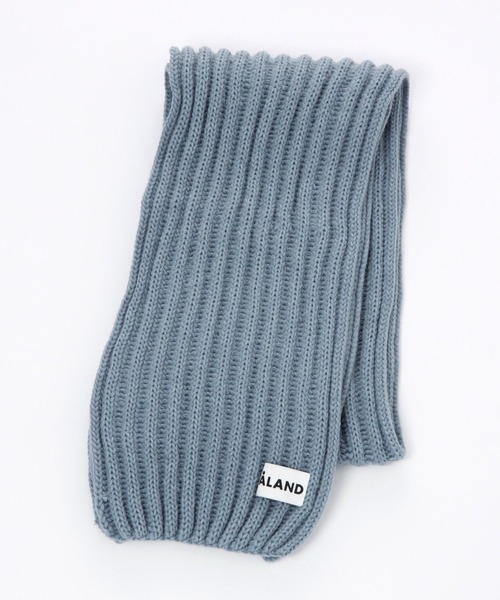 ALAND(エーランド)の「【UNISEX】ALAND/ニットリブマフラ-(マフラー・レディース・ブルー/ブラック/ホワイト・FREE)」の12枚目の写真