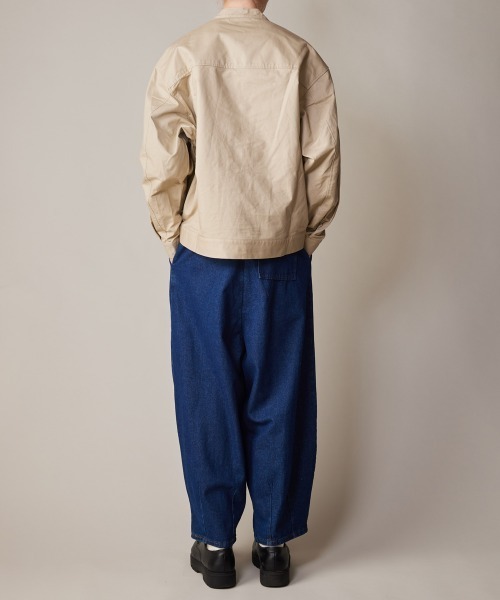 rehacer（レアセル）の「R. : Cotton Twill  Kung-fu Jacket（カバーオール・メンズ・ベージュ/ブラック・LARGE/MEDIUM）」の19枚目の写真