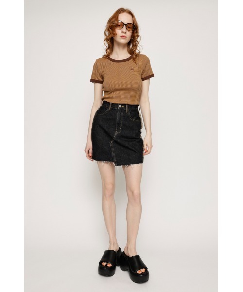 セール/ブランド古着】デニムミニスカート（デニムスカート）｜SLY  