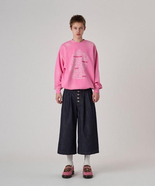 DRAW CODE PHONTO LOGOSWEAT/ドローコードフォントロゴスウェット