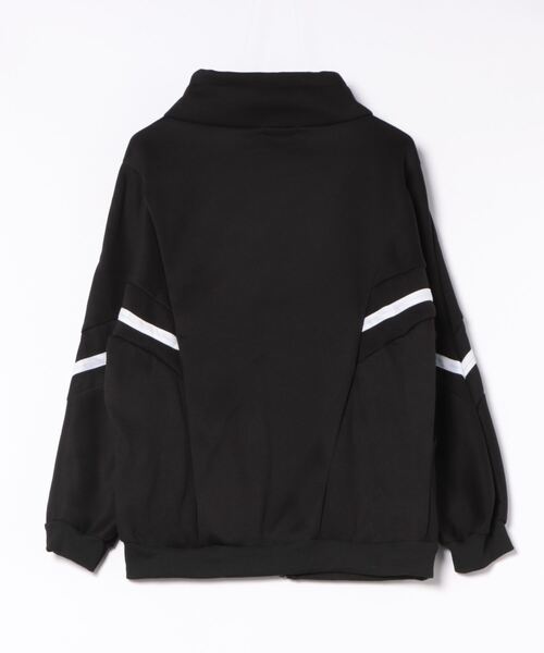 B'day(ビーデイ)の「【 B'day / ビーデー 】BIGシルエットスタンドZIPライン入りドルマンスリーブジャケット(ブルゾン・レディース・レッド/ブラック・LARGE/MEDIUM)」の16枚目の写真