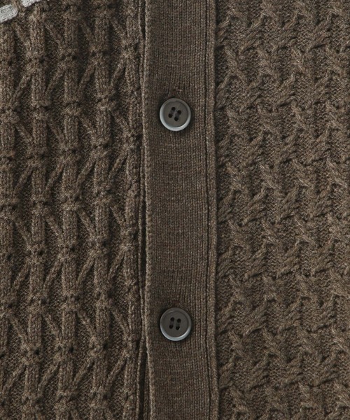 HARE(ハレ)の「ステッチラインシャツニット(HARE)(シャツ/ブラウス・メンズ・ブラウン/ホワイト/ブラック・FREE)」の18枚目の写真