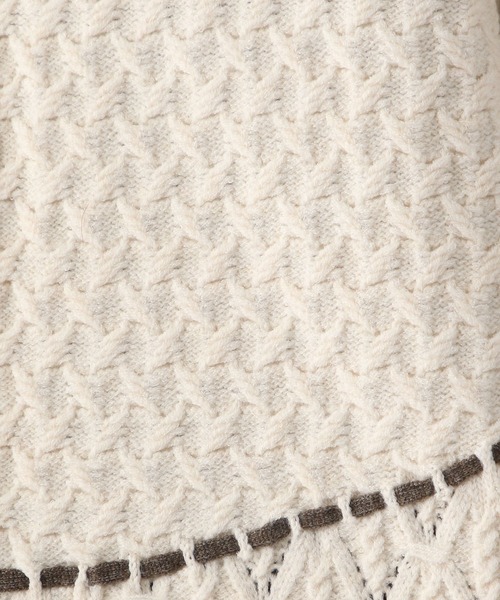 HARE(ハレ)の「ステッチラインシャツニット(HARE)(シャツ/ブラウス・メンズ・ブラウン/ホワイト/ブラック・FREE)」の20枚目の写真