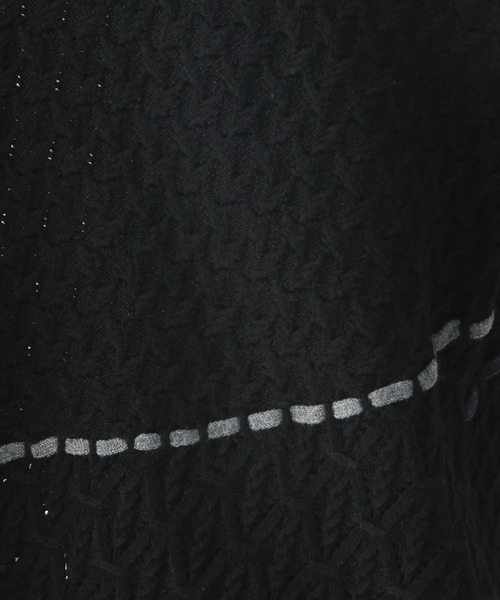 HARE(ハレ)の「ステッチラインシャツニット(HARE)(シャツ/ブラウス・メンズ・ブラウン/ホワイト/ブラック・FREE)」の19枚目の写真