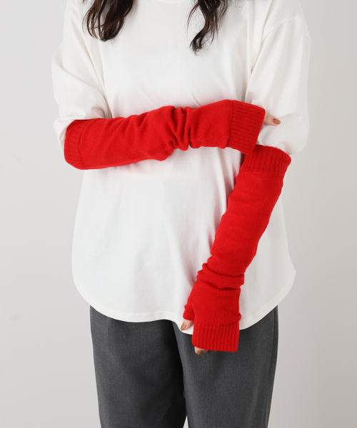 セール】【ASAUCE MELER/アソースメレ】シームレス ライトニットアーム