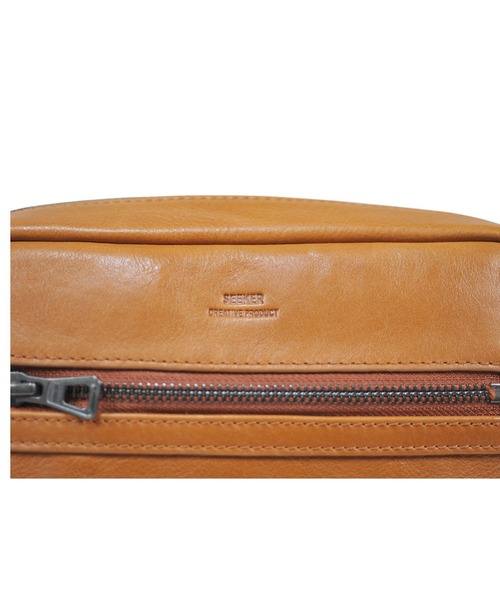 SEEKER(シーカー)の「【NOBLE】オイルレザー スクエアミニショルダー SKB-NB09(ショルダーバッグ・メンズ・ネイビー/グリーン/ワイン/ブラック/キャメル・FREE)」の10枚目の写真