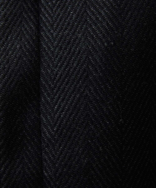 MICHEL KLEIN HOMME (ミッシェルクランオム)の「へリンボン柄ウールコート(ステンカラーコート・メンズ・ベージュ/ブラック・MEDIUM/X-LARGE/LARGE)」の17枚目の写真