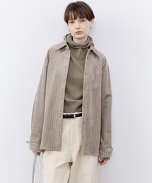 tageechita | 【tageechita】マルチストライプ コーデュロイシャツ(シャツ/ブラウス)