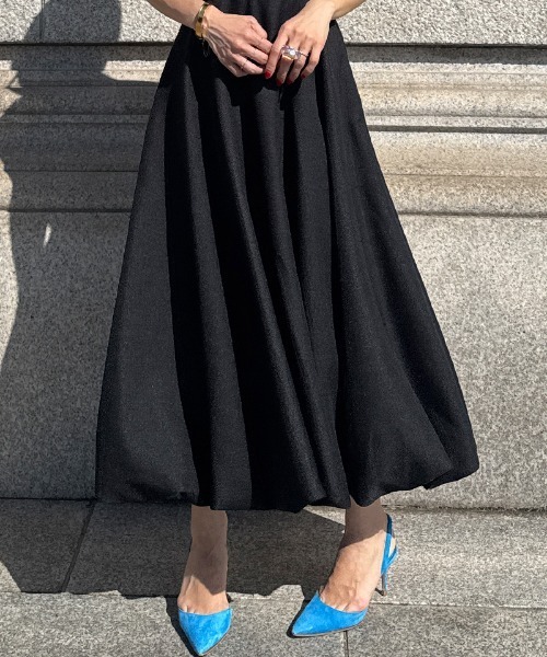 JENNE(ジェンヌ)の「サマーツイードバルーンドレス(ワンピース・レディース・ホワイト/ブルー/ブラック・SMALL/MEDIUM/LARGE)」の7枚目の写真