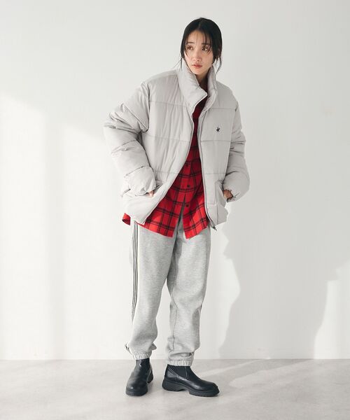 CRAFT STANDARD BOUTIQUE（クラフトスタンダードブティック）の「【ユニセックス】裏起毛トラックパンツ（スウェットパンツ・レディース・杢グレー/チャコールグレー/ホワイト/ブラック・M/L/XL）」の21枚目の写真