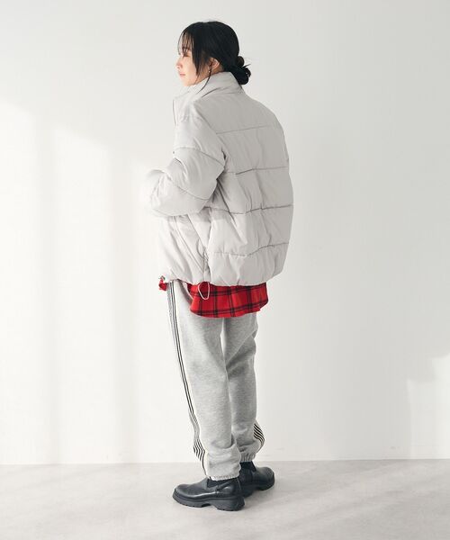 CRAFT STANDARD BOUTIQUE（クラフトスタンダードブティック）の「【ユニセックス】裏起毛トラックパンツ（スウェットパンツ・レディース・杢グレー/チャコールグレー/ホワイト/ブラック・M/L/XL）」の22枚目の写真