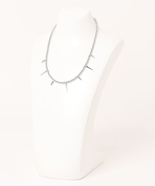 Figments（フィグメンツ）の「Spikeネックレス（ネックレス・レディース・シルバー・FREE）」の6枚目の写真