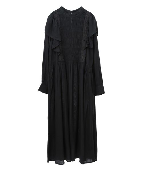 CRAFT STANDARD BOUTIQUE（クラフトスタンダードブティック）の「シャーリング袖フリルワンピース（ワンピース・レディース・レッド系その他2/ブラック/イエロー系その他・FREE）」の11枚目の写真
