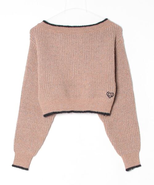 off shoulder knit（ニット/セーター）｜HTH（エイチティーエイチ）の 