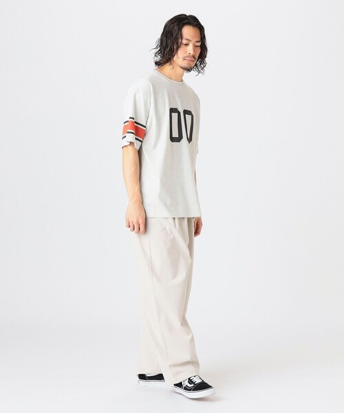 B:MING by BEAMS（ビーミングバイビームス）の「フットボール Tシャツ（Tシャツ/カットソー・メンズ・ネイビー/シルバー・XL/L/M/S）」の7枚目の写真
