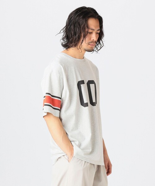 B:MING by BEAMS（ビーミングバイビームス）の「フットボール Tシャツ（Tシャツ/カットソー・メンズ・ネイビー/シルバー・XL/L/M/S）」の10枚目の写真