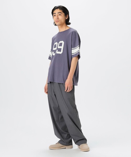 B:MING by BEAMS（ビーミングバイビームス）の「フットボール Tシャツ（Tシャツ/カットソー・メンズ・ネイビー/シルバー・XL/L/M/S）」の12枚目の写真
