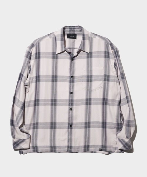 DELUXE（デラックス）の「PONTIAC（シャツ/ブラウス・メンズ・ネイビー/オレンジ・MEDIUM/LARGE）」の2枚目の写真