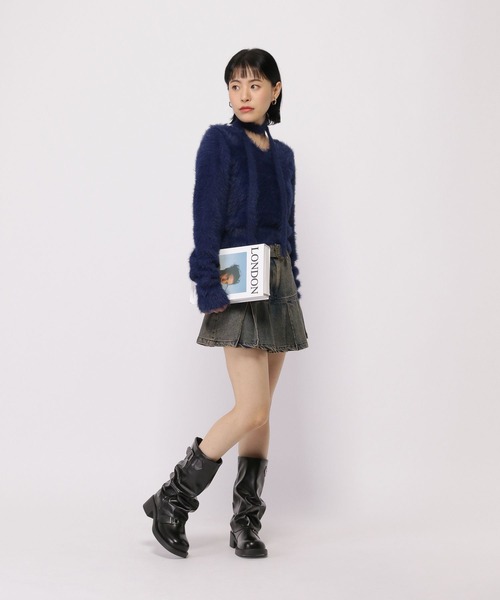 3.3 Field Trip （3.3フィールドトリップ）の「3.3 Field Trip／カバーミドルブーツ（ブーツ・レディース・ブラウン/ブラック・LARGE/MEDIUM）」の6枚目の写真